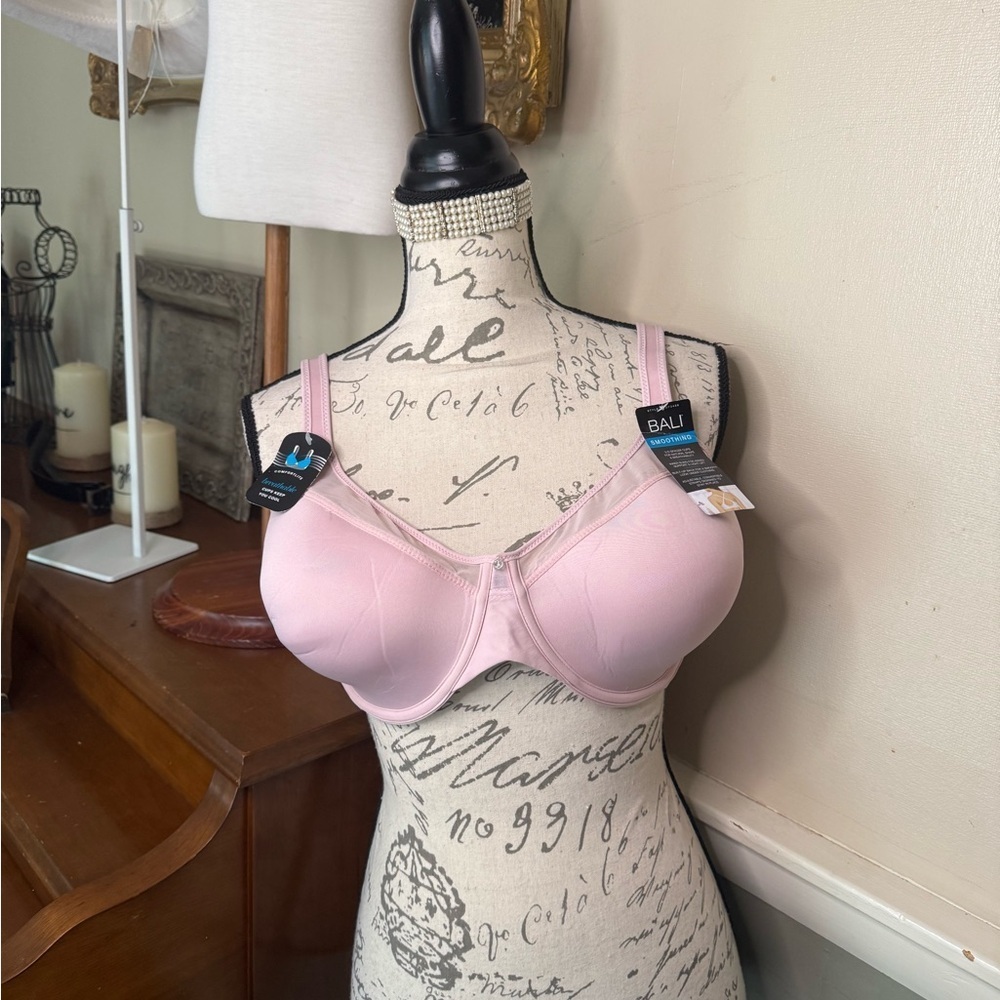 Bali Pink Full Coverage Bra with Seamless Design NWT 44.00 - Picture 5 of 7